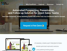 Tablet Screenshot of focalpointsystem.com
